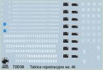 Tablice rejestracyjne wz.46 i oznaczenia pojazdów Wojska Polskiego